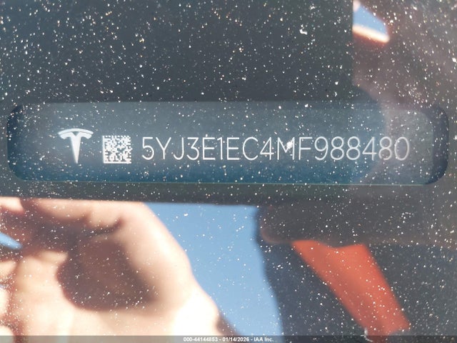 2021 TESLA MODEL 3 5YJ3E1EC4MF988480 Photo 8