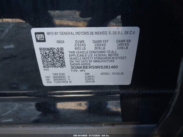 3GNKBERS9RS281460 Chevrolet Blazer Fwd Rs