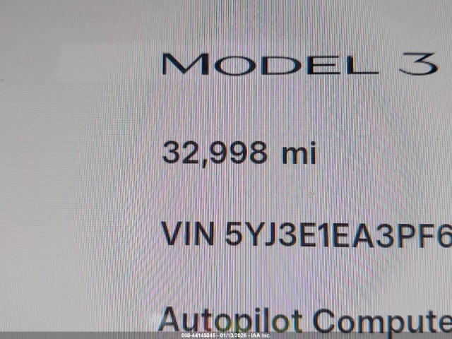 Tesla Model 3 Rear-wheel Drive 2023 5YJ3E1EA3PF613098 Image 16