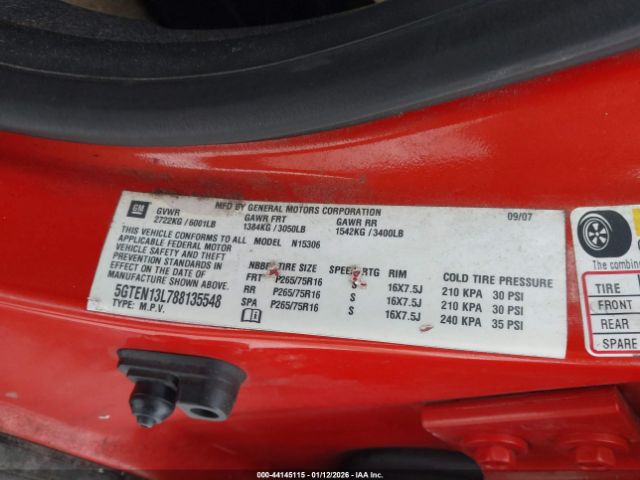 2008 HUMMER H3 SUV 5GTEN13L788135548 Photo 8