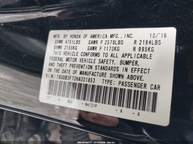 2017 ACURA TLX 19UUB3F70HA001853 Photo 8