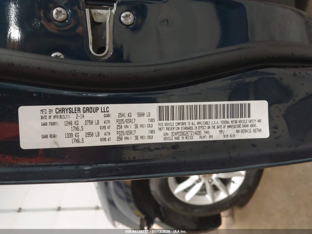 Dodge Journey Sxt 2014 3C4PDDBG2ET214695 Image 9