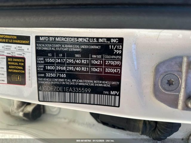 2014 MERCEDES-BENZ GL 550 4JGDF7DE1EA335599 Photo 8