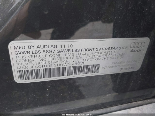 2011 AUDI A8 L WAURVAFD7BN009032 Photo 8