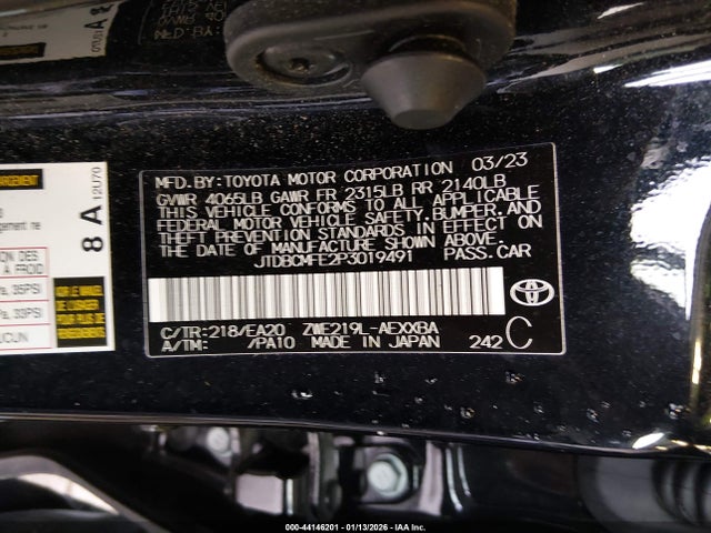 Toyota Corolla Hybrid Xle 2023 JTDBCMFE2P3019491 Image 9