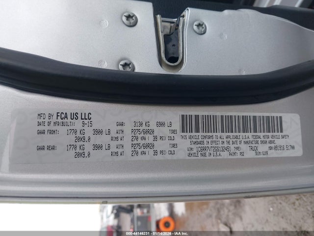 1C6RR7VT2GS132451 RAM 1500 Laramie