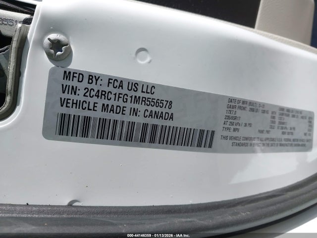 2021 CHRYSLER PACIFICA 2C4RC1FG1MR556578 Photo 8