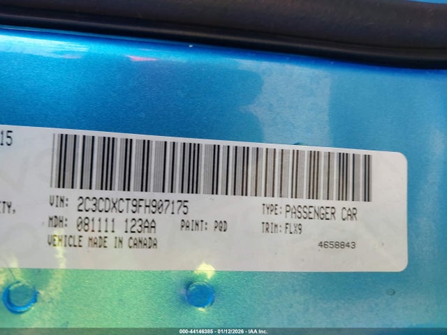 2C3CDXCT9FH907175 Dodge Charger Road/track