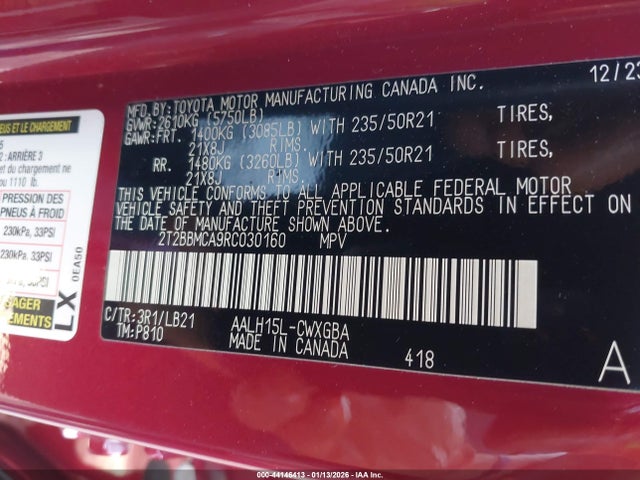 2024 LEXUS RX 350H 2T2BBMCA9RC030160 Photo 8