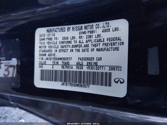 2017 INFINITI Q60 JN1EV7EK9HM360577 Photo 8