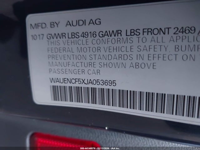 2018 AUDI A5 WAUENCF5XJA053695 Photo 8