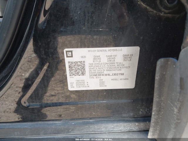 2020 CHEVROLET TRAVERSE 1GNERFKW4LJ302798 Photo 8