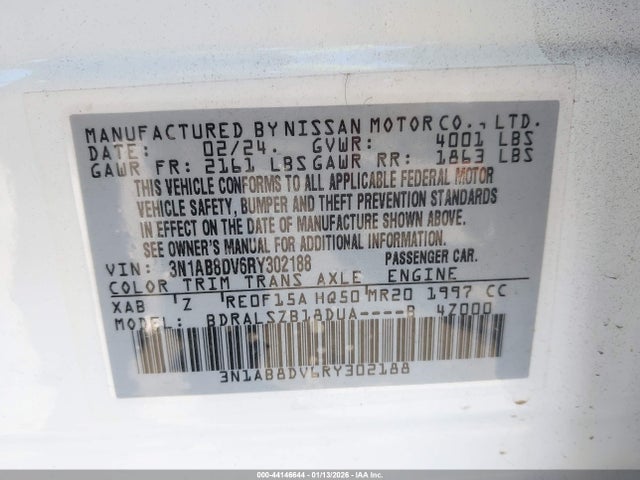 Nissan Sentra Sr Xtronic Cvt 2024 3N1AB8DV6RY302188 Image 9