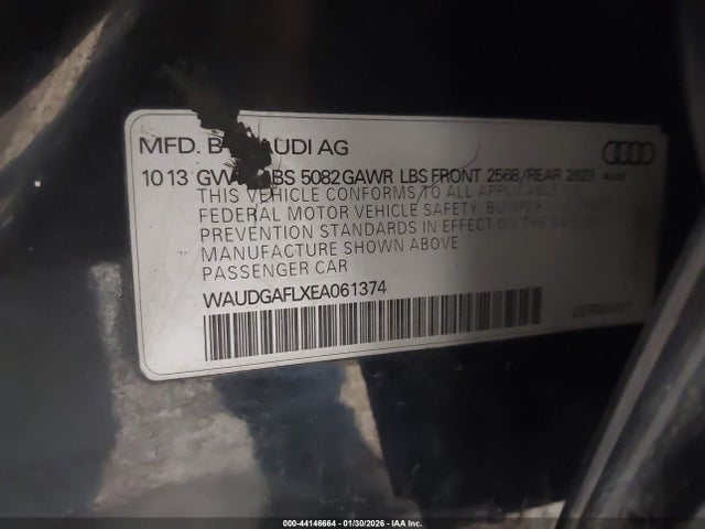 2014 AUDI S4 WAUDGAFLXEA061374 Photo 8