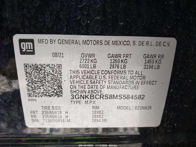 Chevrolet Blazer Fwd 2lt 2021 3GNKBCRS8MS584582 Image 9