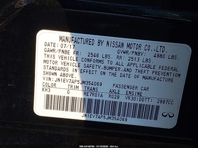 2018 INFINITI Q50 JN1EV7AP5JM354069 Photo 8