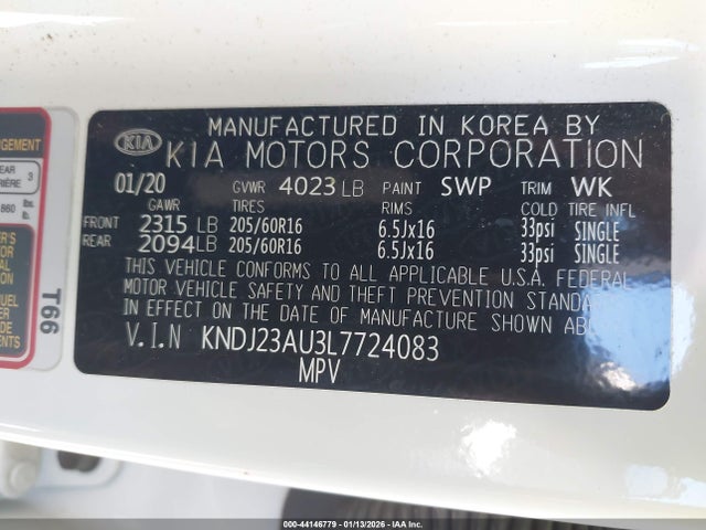 2020 KIA SOUL KNDJ23AU3L7724083 Photo 8