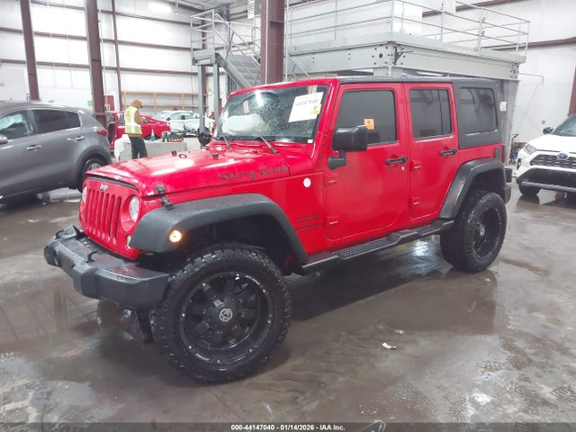 44147040 :رقم المزاد ، 1C4BJWDG2FL751415 vin ، 2015 Jeep Wrangler Unlimited Sport مزاد بيع