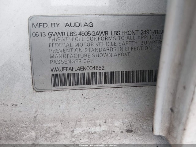 2014 AUDI A4 WAUFFAFL4EN004852 Photo 8