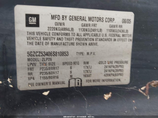 2006 SATURN VUE 5GZCZ53406S810853 Photo 8