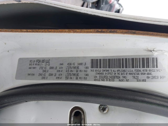 2017 RAM 2500 3C6UR5DL1HG587834 Photo 8