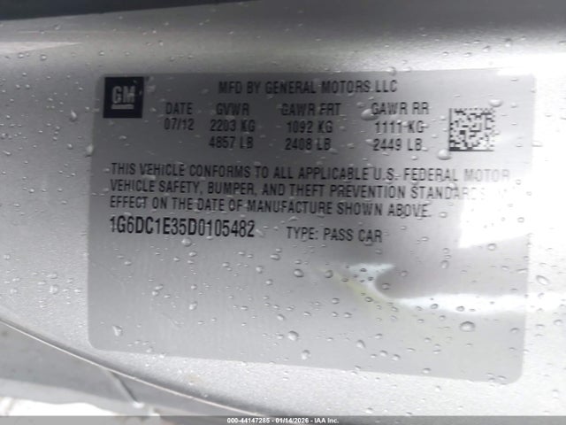 2013 CADILLAC CTS 1G6DC1E35D0105482 Photo 8