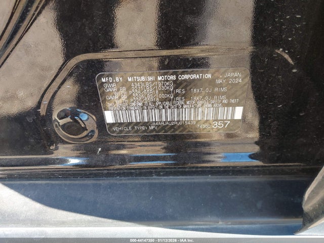 2024 MITSUBISHI OUTLANDER SPORT JA4ARUAU2RU015439 Photo 8