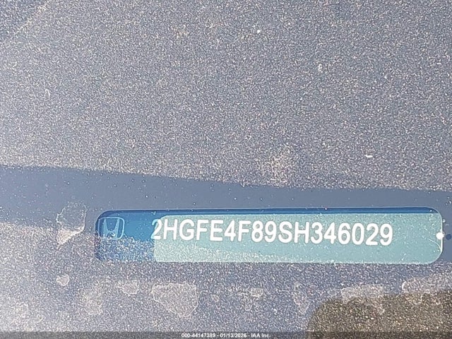 2025 HONDA CIVIC HYBRID 2HGFE4F89SH346029 Photo 8