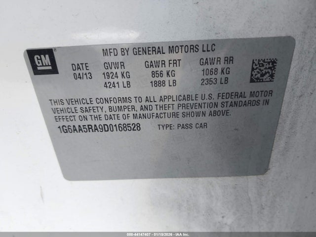 2013 CADILLAC ATS 1G6AA5RA9D0168528 Photo 8