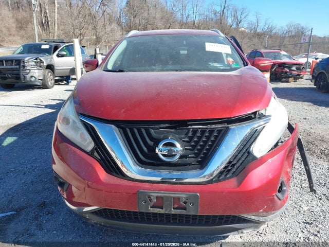 2016 Nissan Murano Sl მანქანა იყიდება აუქციონზე, vin: 5N1AZ2MH9GN118935, აუქციონის ნომერი: 44147448