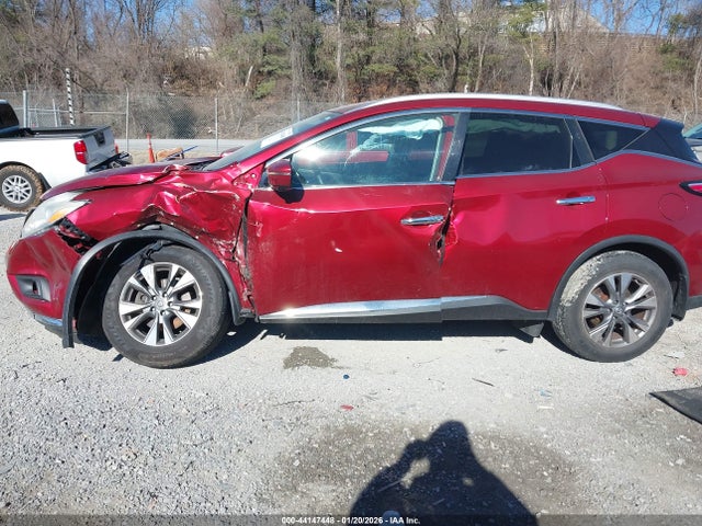 2016 Nissan Murano Sl მანქანა იყიდება აუქციონზე, vin: 5N1AZ2MH9GN118935, აუქციონის ნომერი: 44147448