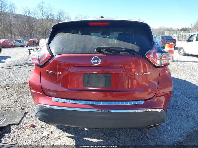 2016 Nissan Murano Sl მანქანა იყიდება აუქციონზე, vin: 5N1AZ2MH9GN118935, აუქციონის ნომერი: 44147448