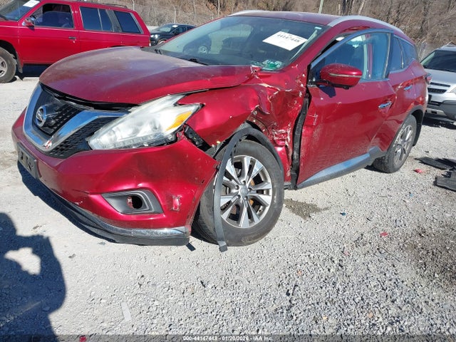 2016 Nissan Murano Sl მანქანა იყიდება აუქციონზე, vin: 5N1AZ2MH9GN118935, აუქციონის ნომერი: 44147448