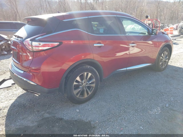 2016 Nissan Murano Sl მანქანა იყიდება აუქციონზე, vin: 5N1AZ2MH9GN118935, აუქციონის ნომერი: 44147448