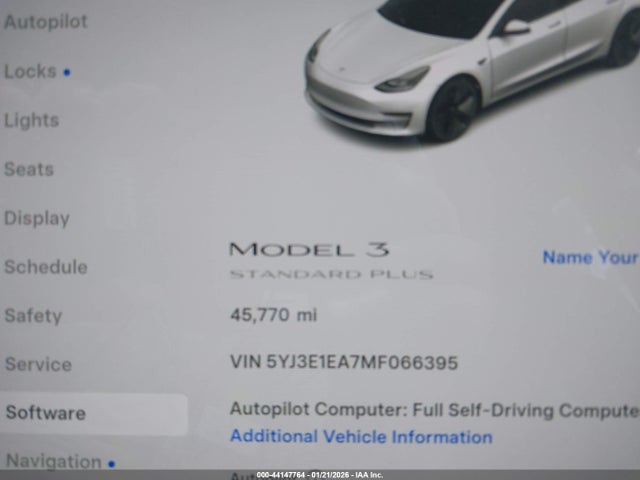 Tesla Model 3 Standard Range Plus Rear-wheel Drive 2021 5YJ3E1EA7MF066395 Image 16