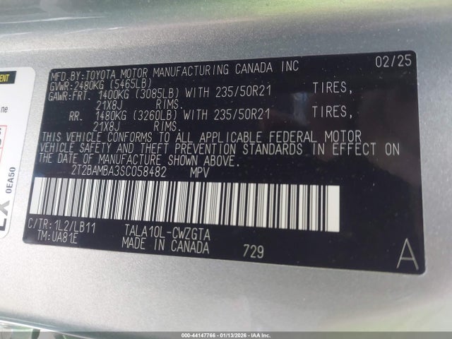 Lexus Rx 350 Premium Plus 2025 2T2BAMBA3SC058482 Image 9