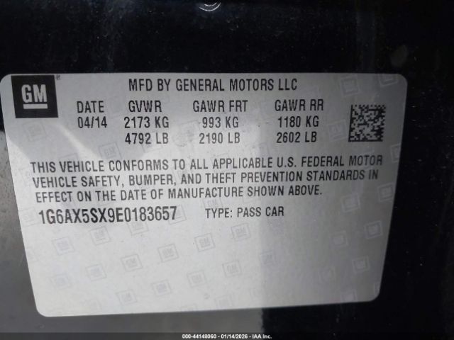 2014 CADILLAC CTS 1G6AX5SX9E0183657 Photo 8