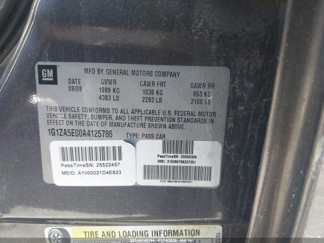 2010 CHEVROLET MALIBU 1G1ZA5E00A4125786 Photo 8