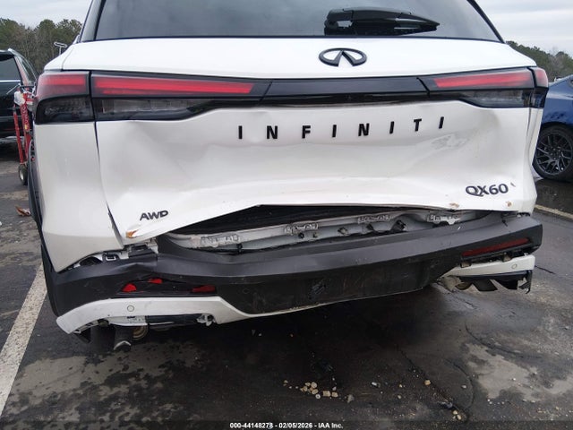 2025 Infiniti Qx60 Luxe Awd მანქანა იყიდება აუქციონზე, vin: 5N1AL1FS2SC338183, აუქციონის ნომერი: 44148278