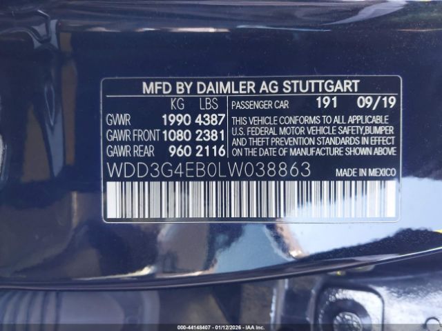 2020 MERCEDES-BENZ A 220 WDD3G4EB0LW038863 Photo 8