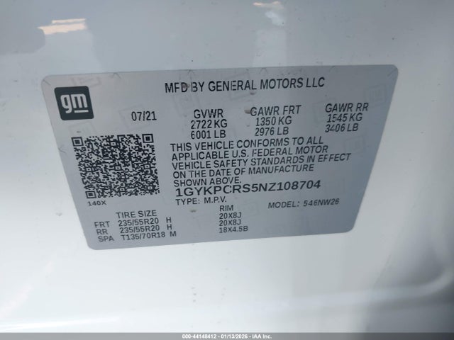 2022 CADILLAC XT6 1GYKPCRS5NZ108704 Photo 8