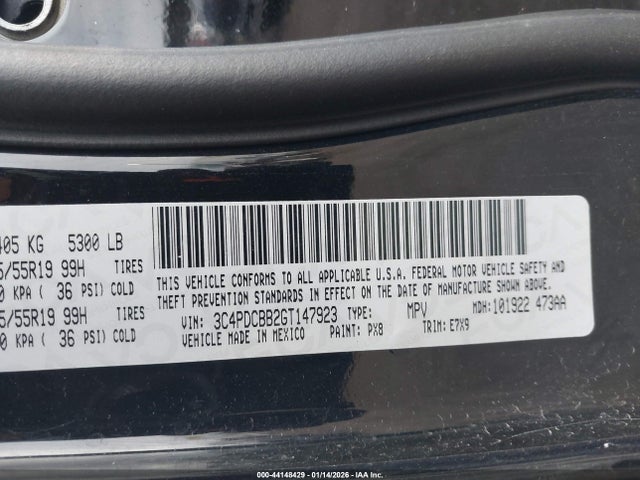 Dodge Journey Sxt 2016 3C4PDCBB2GT147923 Image 9