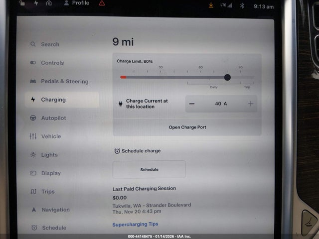 Продажа на аукционе авто 2015 Tesla Model S 70d/85d/p85d, vin: 5YJSA1H27FF080859, номер лота: 44148475
