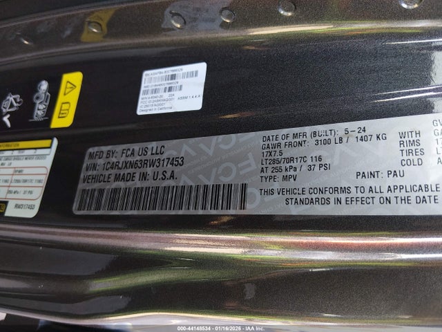 1C4RJXN63RW317453 Jeep Wrangler 4xe Willys 4xe