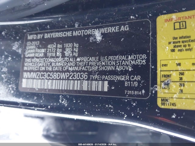 2013 MINI COUNTRYMAN WMWZC3C58DWP23036 Photo 8