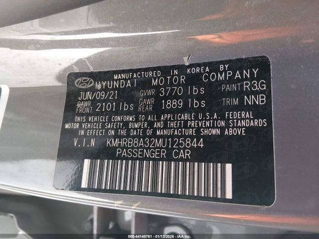 2021 HYUNDAI VENUE KMHRB8A32MU125844 Photo 8