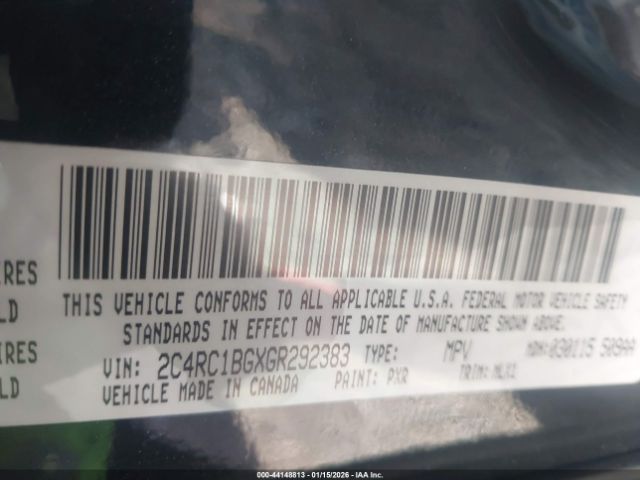 2016 CHRYSLER TOWN & COUNTRY 2C4RC1BGXGR292383 Photo 8