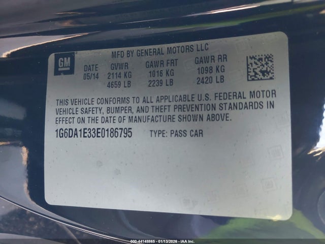 2014 CADILLAC CTS 1G6DA1E33E0186795 Photo 8