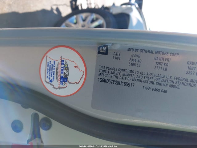 2008 CADILLAC DTS 1G6KD57Y28U165917 Photo 8