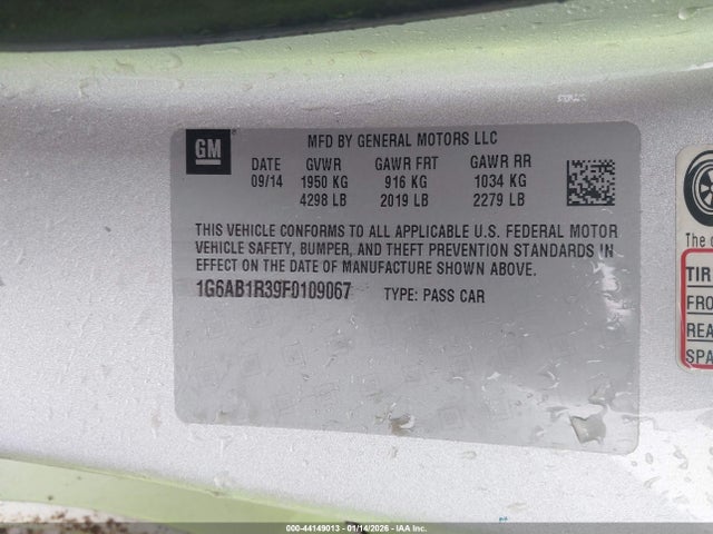 2015 CADILLAC ATS 1G6AB1R39F0109067 Photo 8